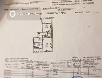 56 м², 2-комнатная квартира, этаж 9 из 9, 56 м², изображение - 12