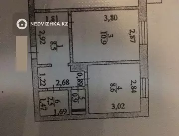 50 м², 2-комнатная квартира, этаж 5 из 9, 50 м², изображение - 17