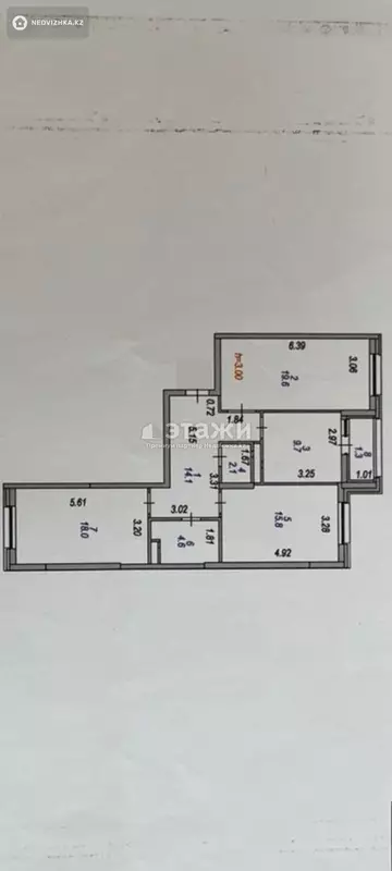 85.2 м², 3-комнатная квартира, этаж 4 из 12, 85 м², изображение - 42