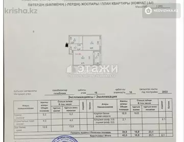 2-комнатная квартира, этаж 16 из 16, 42 м²