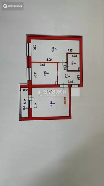 66 м², 3-комнатная квартира, этаж 4 из 8, 66 м², изображение - 9