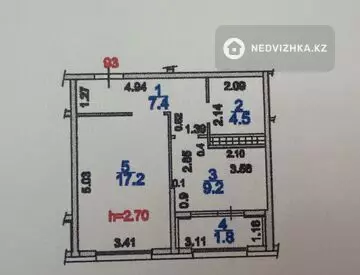1-комнатная квартира, этаж 9 из 12, 39 м²