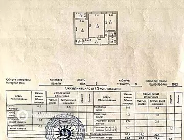52.1 м², 2-комнатная квартира, этаж 8 из 9, 52 м², изображение - 25