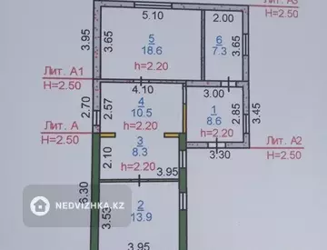 5-комнатный дом, 7 соток, 63 м²