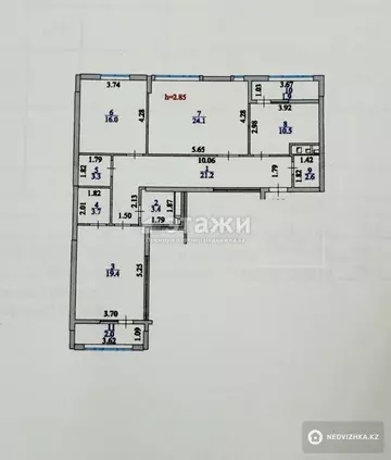 108 м², 3-комнатная квартира, этаж 9 из 13, 108 м², изображение - 14