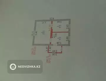 2-комнатный дом, 3 соток, 38 м²