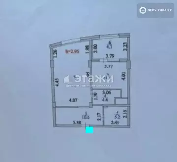 64 м², 2-комнатная квартира, этаж 4 из 17, 64 м², изображение - 7