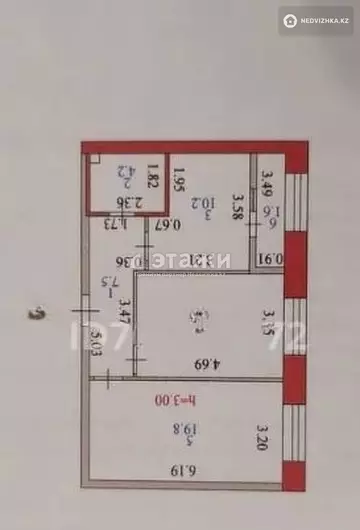 59 м², 2-комнатная квартира, этаж 1 из 10, 59 м², изображение - 16