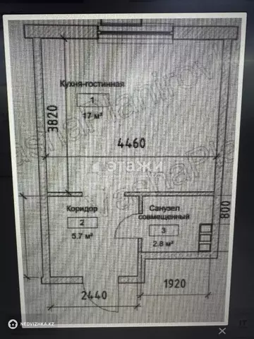 25 м², 1-комнатная квартира, этаж 2 из 3, 25 м², изображение - 8