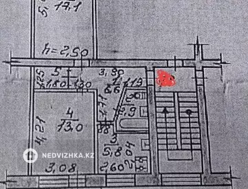 48.5 м², 2-комнатная квартира, этаж 5 из 5, 48 м², изображение - 12