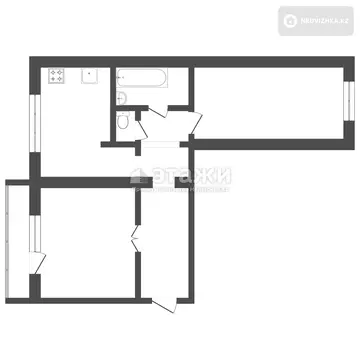 42 м², 2-комнатная квартира, этаж 2 из 4, 42 м², изображение - 9