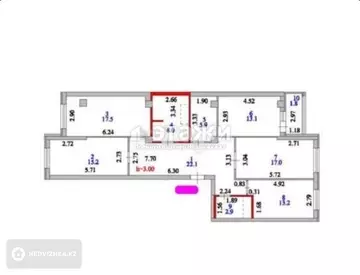 116.7 м², 4-комнатная квартира, этаж 3 из 13, 117 м², изображение - 48