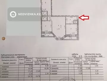 108.6 м², 3-комнатная квартира, этаж 3 из 5, 109 м², изображение - 6