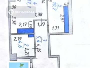 47.4 м², 2-комнатная квартира, этаж 22 из 24, 47 м², изображение - 7