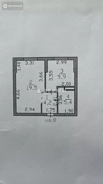 37 м², 2-комнатная квартира, этаж 6 из 12, 37 м², изображение - 7