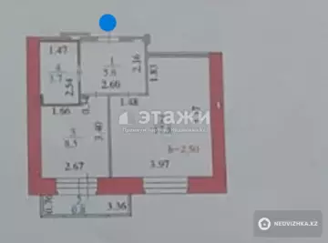1-комнатная квартира, этаж 5 из 12, 36 м²