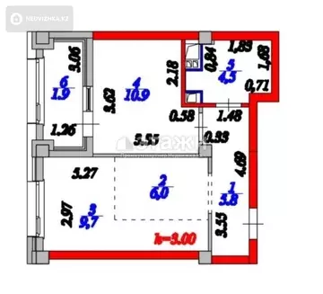 40 м², 2-комнатная квартира, этаж 8 из 9, 40 м², изображение - 12