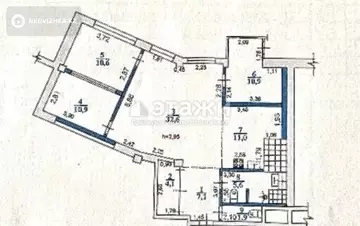 95 м², 4-комнатная квартира, этаж 13 из 22, 95 м², изображение - 5