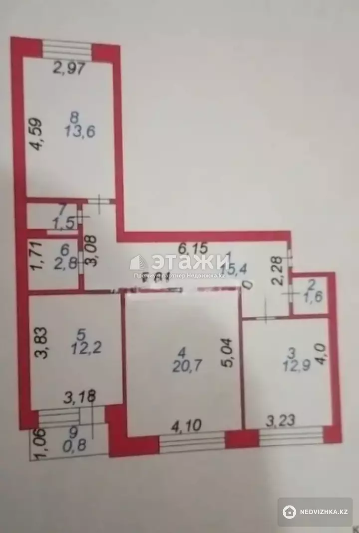 81 м², 3-комнатная квартира, этаж 7 из 10, 81 м², изображение - 1