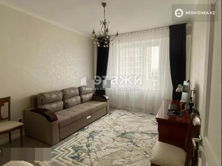 63.1 м², 2-комнатная квартира, этаж 7 из 13, 63 м², изображение - 1