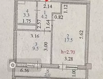 38 м², 1-комнатная квартира, этаж 8 из 16, 38 м², изображение - 7