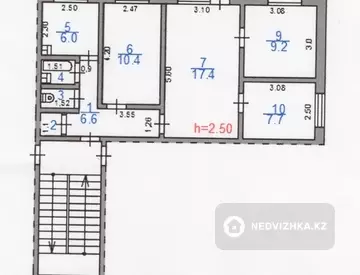60.2 м², 4-комнатная квартира, этаж 2 из 5, 60 м², изображение - 7