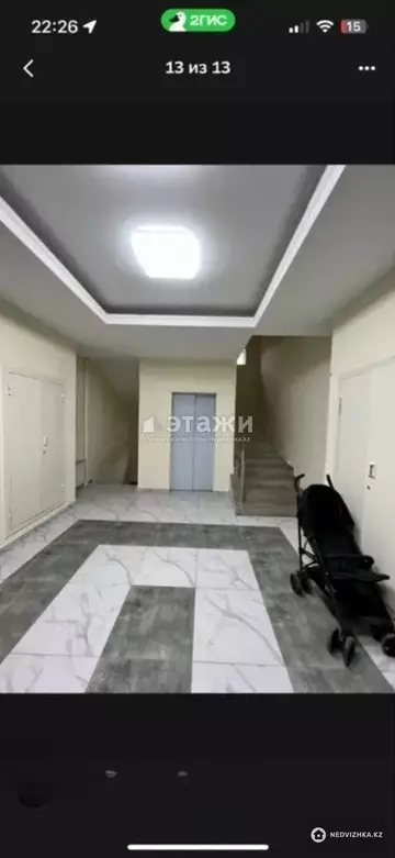 2-комнатная квартира, этаж 1 из 6, 56 м²