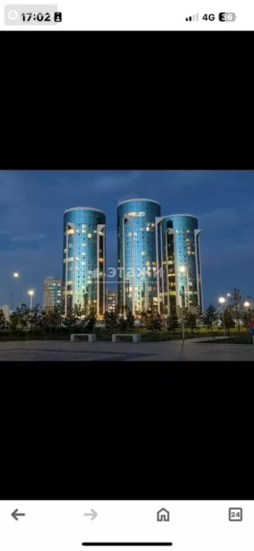 2-комнатная квартира, этаж 3 из 22, 59 м²