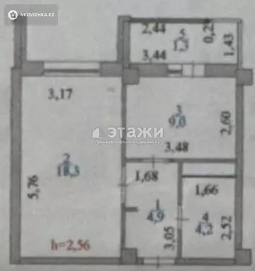 37.7 м², 1-комнатная квартира, этаж 8 из 14, 38 м², изображение - 24