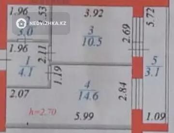 36 м², 1-комнатная квартира, этаж 6 из 10, 36 м², изображение - 6