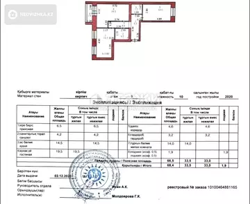68.5 м², 2-комнатная квартира, этаж 9 из 10, 68 м², изображение - 29