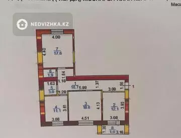 82.6 м², 3-комнатная квартира, этаж 1 из 9, 83 м², изображение - 12