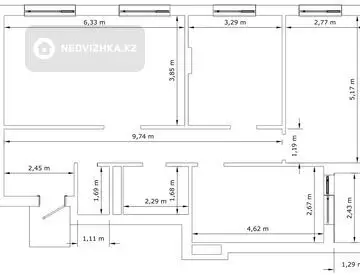 85.1 м², 3-комнатная квартира, этаж 5 из 6, 85 м², изображение - 5