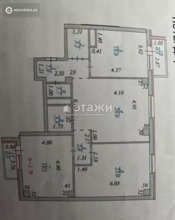 107.9 м², 3-комнатная квартира, этаж 6 из 12, 108 м², изображение - 7