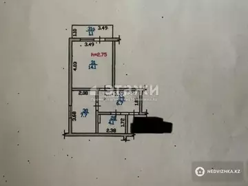 34 м², 1-комнатная квартира, этаж 5 из 9, 34 м², изображение - 5