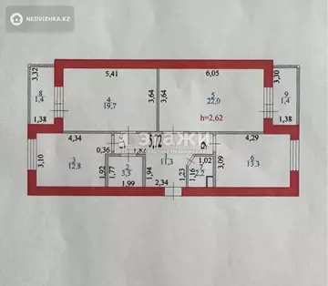 90 м², 3-комнатная квартира, этаж 2 из 12, 90 м², изображение - 4