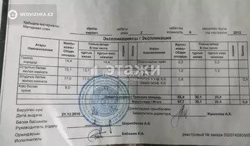 2-комнатная квартира, этаж 2 из 6, 58 м²