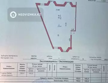4-комнатная квартира, этаж 1 из 5, 155 м²