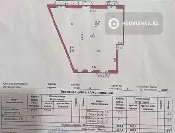 4-комнатная квартира, этаж 3 из 5, 207 м²
