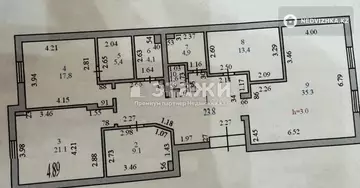 136.5 м², 4-комнатная квартира, этаж 2 из 6, 136 м², изображение - 4