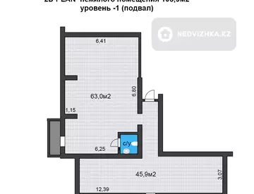 Помещение, 1 этаж, 108 м², на длительный срок