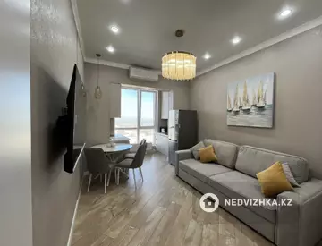 2-комнатная квартира, этаж 3 из 8, 55 м², посуточно