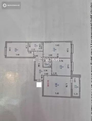 88 м², 3-комнатная квартира, этаж 5 из 16, 88 м², изображение - 5