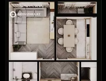 44.36 м², 1-комнатная квартира, этаж 7 из 7, 44 м², изображение - 9