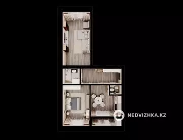 72.54 м², 2-комнатная квартира, этаж 7 из 7, 73 м², изображение - 7