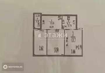 3-комнатная квартира, этаж 8 из 10, 73 м²