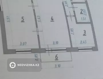 48.1 м², 2-комнатная квартира, этаж 4 из 5, 48 м², изображение - 16