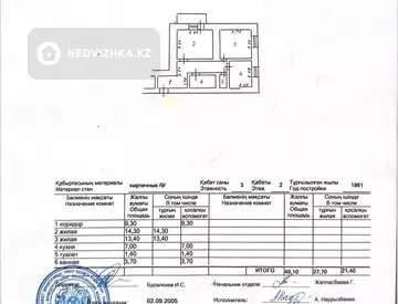 50 м², 2-комнатная квартира, этаж 2 из 3, 50 м², изображение - 7