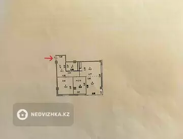 70 м², 3-комнатная квартира, этаж 17 из 24, 70 м², изображение - 6