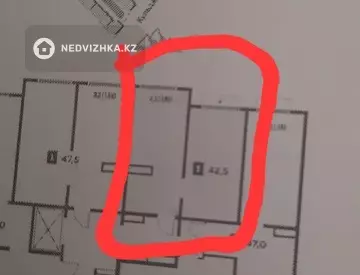 1-комнатная квартира, этаж 3 из 9, 42 м²
